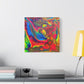 Bespattered Facade Fluid Art Abstract Painting Stretched Matte Canvas Art Prints | Multiple Sizes