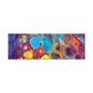 Bespattered Facade Fluid Art Abstract Painting Stretched Matte Canvas Art Prints | Multiple Sizes