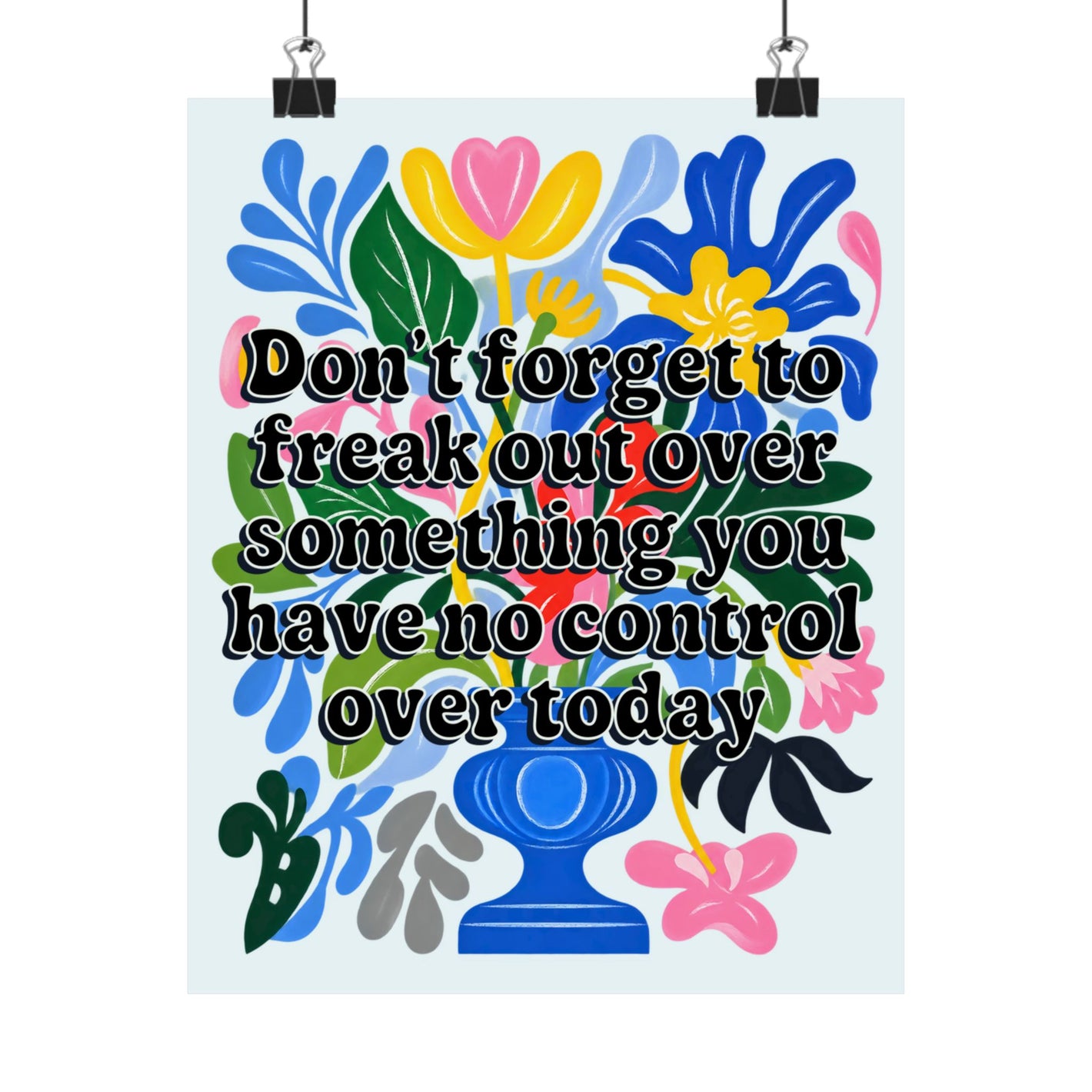 Bespattered Facade "Don't Forget" Colorful Flowers Giclée Archival Matte Paper Prints