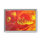 Bespattered Facade Flamin' Hot Framed Canvas Art Print | 3 Frame Colors | Multiple Sizes