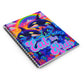 Bespattered Facade Whimsical "Eat the Rich" Orcas Spiral Notebook - Lined Pages