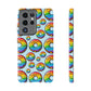 Bespattered Facade Rainbow Sprinkle Donut Tough Case