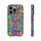Bespattered Facade Candy Coated Neon Leopard Tough Case