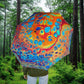 Bespattered Facade Intergalactic Rainbow Foldable Umbrella — Compact Semi-Automatic Rain Parasol