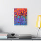 Bespattered Facade Fluid Art Abstract Painting Stretched Matte Canvas Art Prints | Multiple Sizes