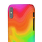 Bespattered Facade Rainbow Heat Map Snap Case