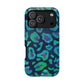 Bespattered Facade Emerald Leopard Impact-Resistant Case