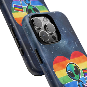 Bespattered Facade Rainbow Extraterrestrial Pride Tough Case