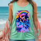 Bespattered Facade "Eat the Rich" Orcas Comfort Colors 100% Cotton Unisex Tank Top