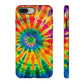 Bespattered Facade Rainbow Tie Dye Tough Case