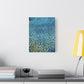 Bespattered Facade Fluid Art Abstract Painting Stretched Matte Canvas Art Prints | Multiple Sizes