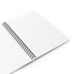 Bespattered Facade "Cryptic Emo Lyrics" Spiral Notebook - Lined Pages