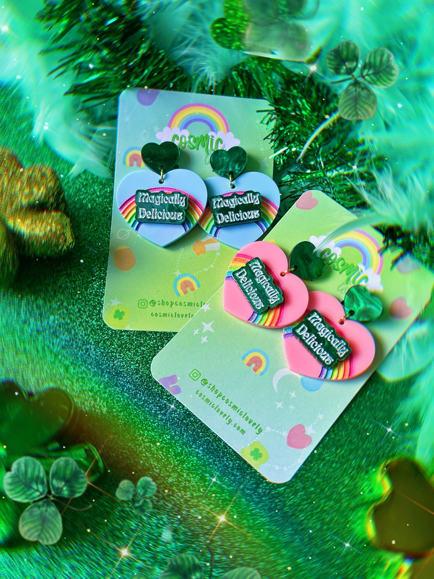 Magically Delicious Heart Earrings