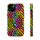 Bespattered Facade Feral Neon Tie Dye MagSafe Tough Case