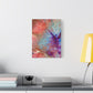Bespattered Facade Resin Petri Macro Photograph Stretched Matte Canvas Art Prints | Multiple Sizes