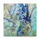 Bespattered Facade Fluid Art Abstract Painting Stretched Matte Canvas Art Prints | Multiple Sizes