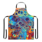 Bespattered Facade Intergalactic Rainbow Tie-Back Canvas Apron