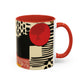 Modernist Textile Pattern Mug - 11oz