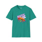 Bespattered Facade "Busy Bee" Colorful Unisex Softstyle T-Shirt