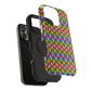 Bespattered Facade Rainbow Chevron Tiles Impact-Resistant Case