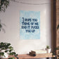 Bespattered Facade "Think of Me" Giclée Archival Matte Paper Prints
