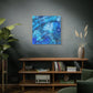 Bespattered Facade Resin Petri Macro Photograph Stretched Matte Canvas Art Prints | Multiple Sizes
