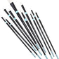 White Nylon Long Handle Oil & Acrylic Brushes 10 pc