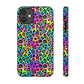 Bespattered Facade Candy Coated Neon Leopard Tough Case