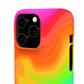 Bespattered Facade Rainbow Heat Map Snap Case