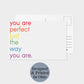 32 Rainbow Pride Postcards – You Are Perfect Just the Way You Are