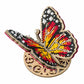 Wooden Bead Embroidery Kit – “Bright Butterfly” FLK-581