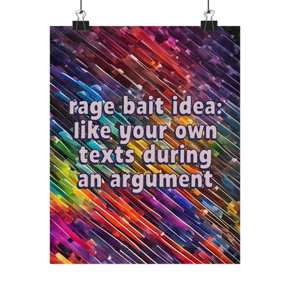 Bespattered Facade "Rage Bait Idea" Giclée Archival Matte Paper Prints