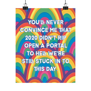 Bespattered Facade "Portal to Hell" Giclée Archival Matte Paper Prints