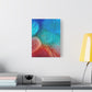 Bespattered Facade Resin Petri Macro Photograph Stretched Matte Canvas Art Prints | Multiple Sizes