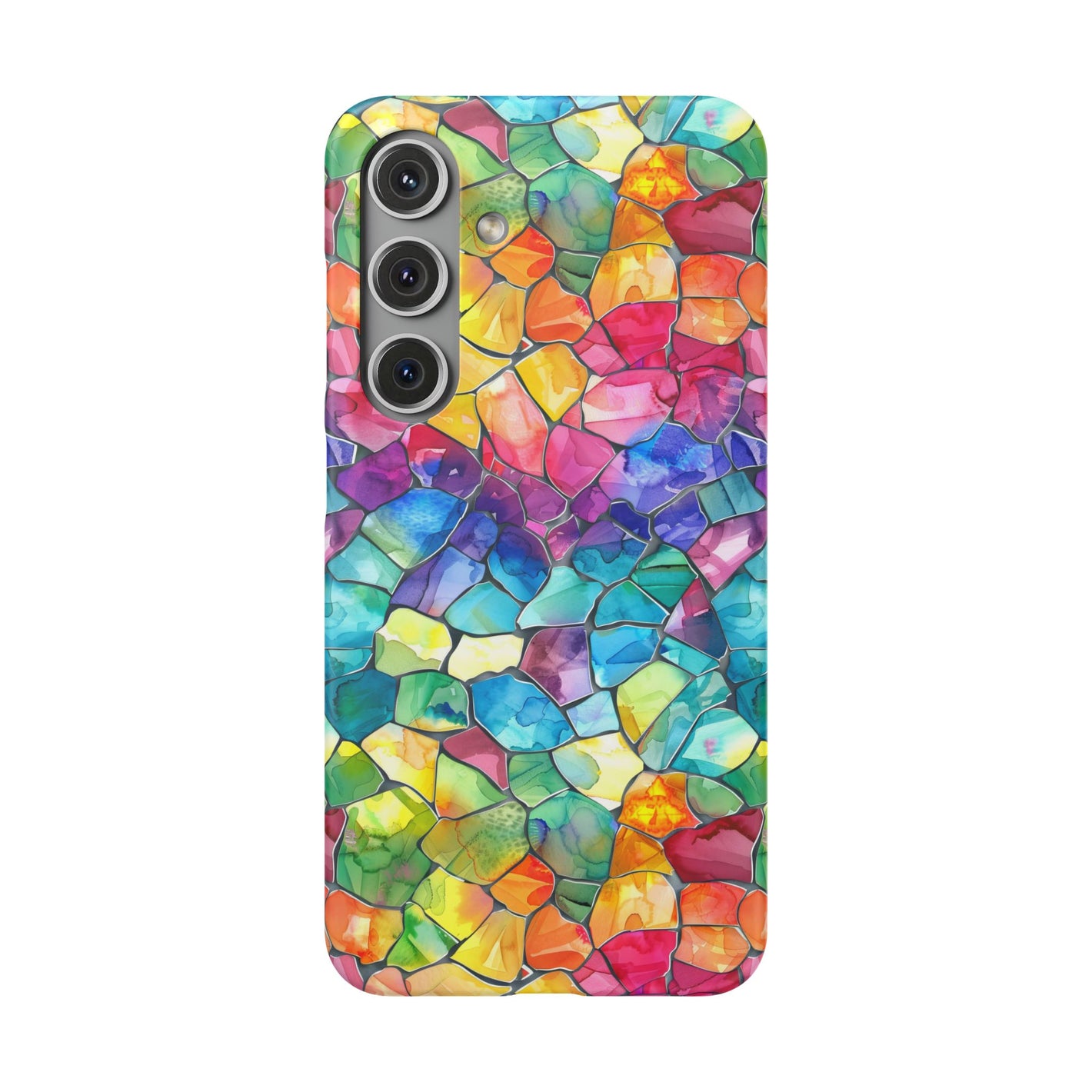 Bespattered Facade Rainbow Mosaic Snap Case