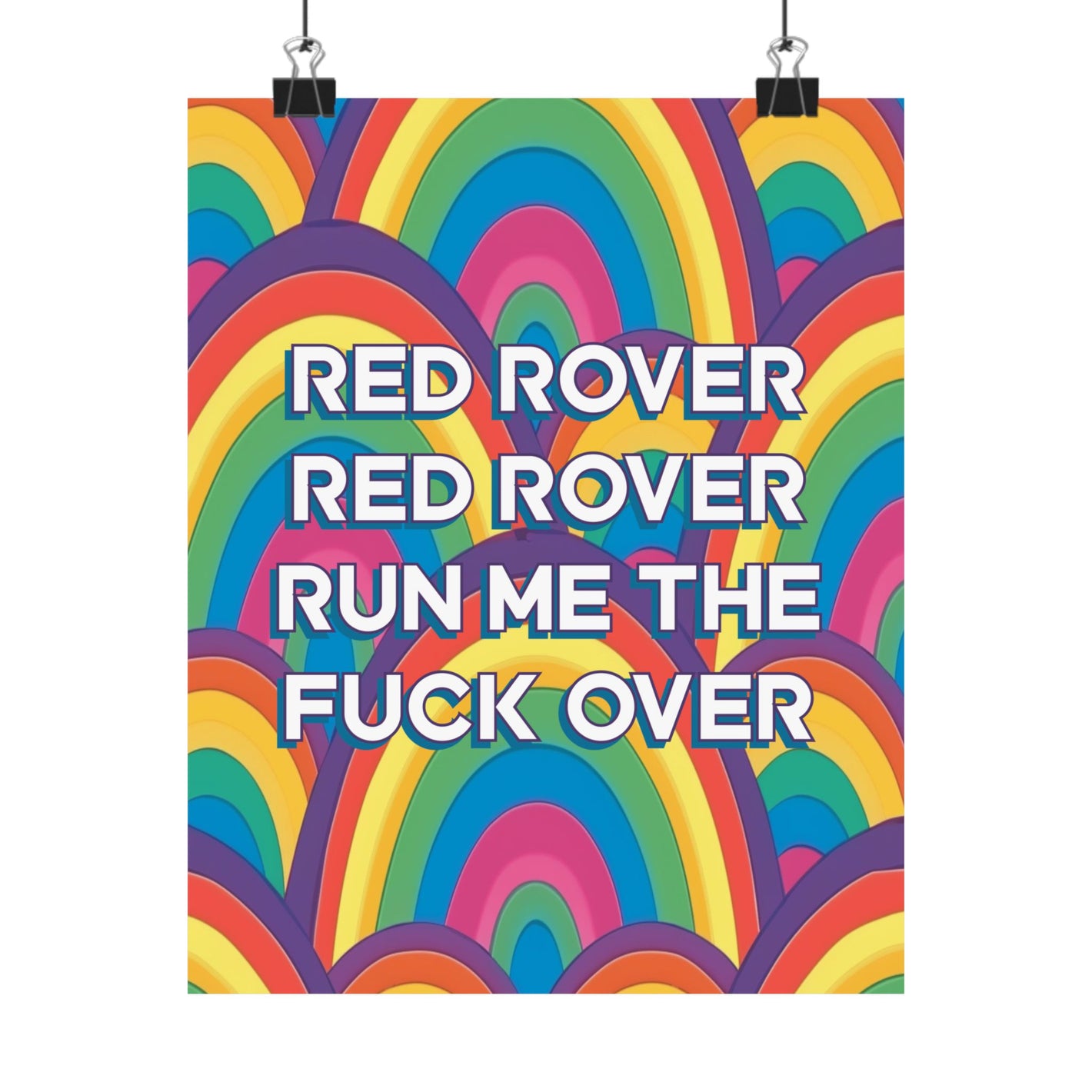 Bespattered Facade "Red Rover" Giclée Archival Matte Paper Prints