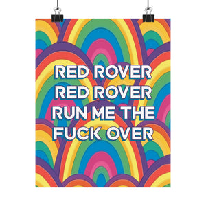 Bespattered Facade "Red Rover" Giclée Archival Matte Paper Prints