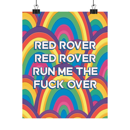 Bespattered Facade "Red Rover" Giclée Archival Matte Paper Prints