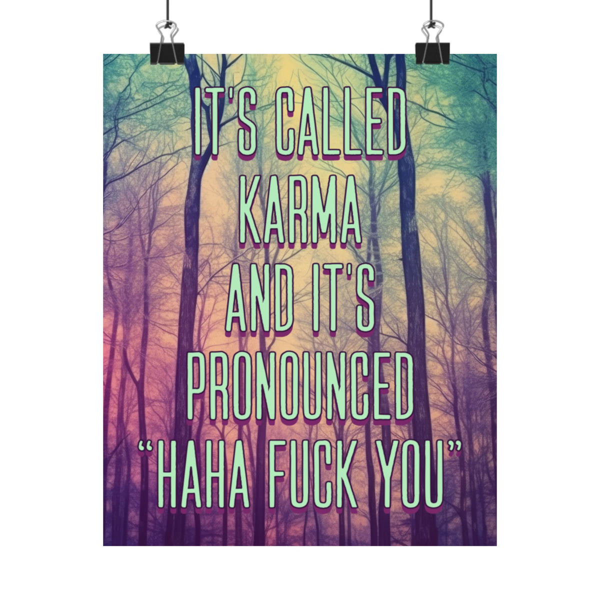 Bespattered Facade "Karma" Giclée Archival Matte Paper Prints