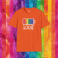 Bespattered Facade Rainbow Battery Unisex Softstyle T-Shirt