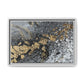 Bespattered Facade You're Golden Framed Canvas Art Print | 3 Frame Colors | Multiple Sizes