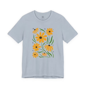 Black Eyed Susan Bella Canvas Unisex Jersey Short Sleeve Tee