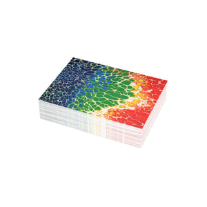 Bespattered Facade Rainbow Seaside Postcards (no envelopes) | Sets of 10, 30, or 50