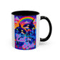 Bespattered Facade "Eat the Rich" Orcas Whimsical Rainbow Mug | Four Colors | 11oz or 15oz