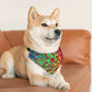 Bespattered Facade Tasty Neons Pet Bandana Collar