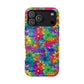 Bespattered Facade Bright Rainbow Flowers Impact-Resistant Case