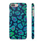 Bespattered Facade Emerald Leopard Snap Case