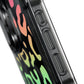 Bespattered Facade Bright Rainbow Leopard MagSafe Clear Impact Case