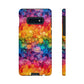Bespattered Facade Rainbow Ink Circles Tough Case