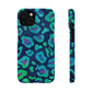 Bespattered Facade Emerald Leopard Snap Case